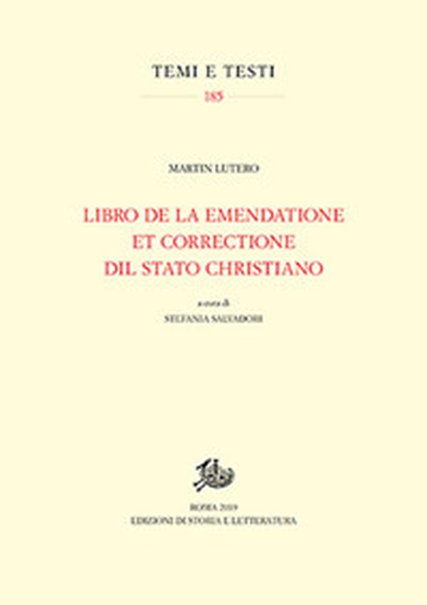 Libro de la emendatione et correctione dil Stato christiano - Librerie.coop Libro de la emendatione et correctione dil Stato christiano - Librerie.coop