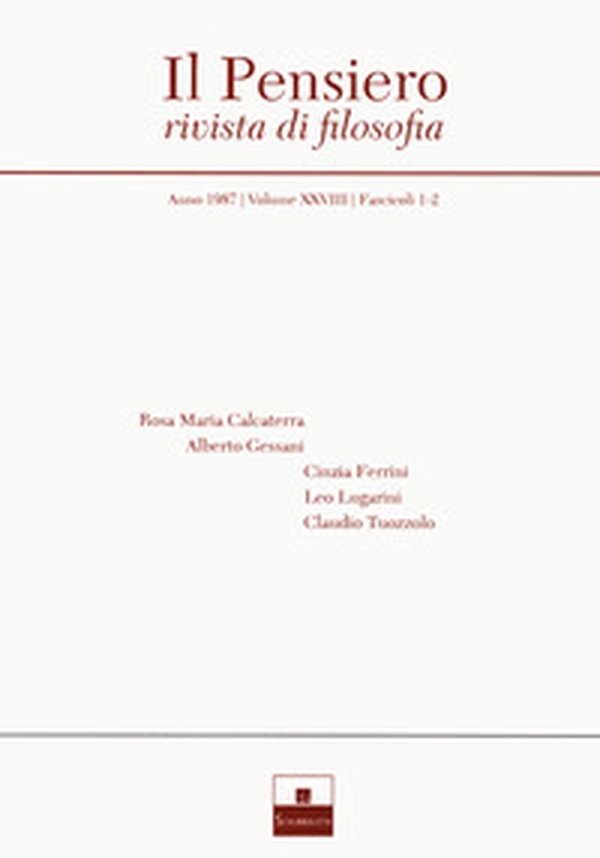 Il pensiero. Rivista di filosofia - Librerie.coop Il pensiero. Rivista di filosofia - Librerie.coop