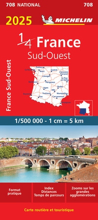 France Sud-Ouest 1:500.000 - Librerie.coop