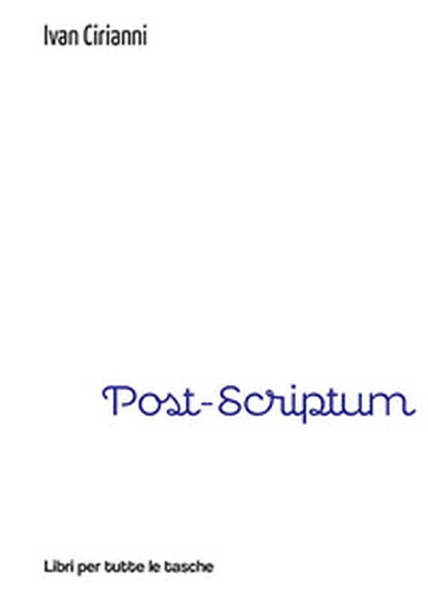 Post-scriptum - Librerie.coop Post-scriptum - Librerie.coop