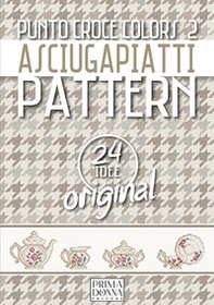 Punto croce colors 2. Asciugapiatti pattern - Librerie.coop