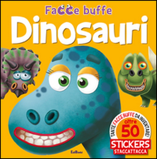 Dinosauri. Facce buffe. Con adesivi - Librerie.coop Dinosauri. Facce buffe. Con adesivi - Librerie.coop