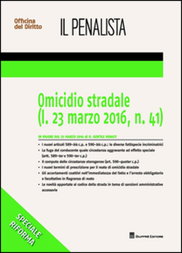 Omicidio stradale - Librerie.coop