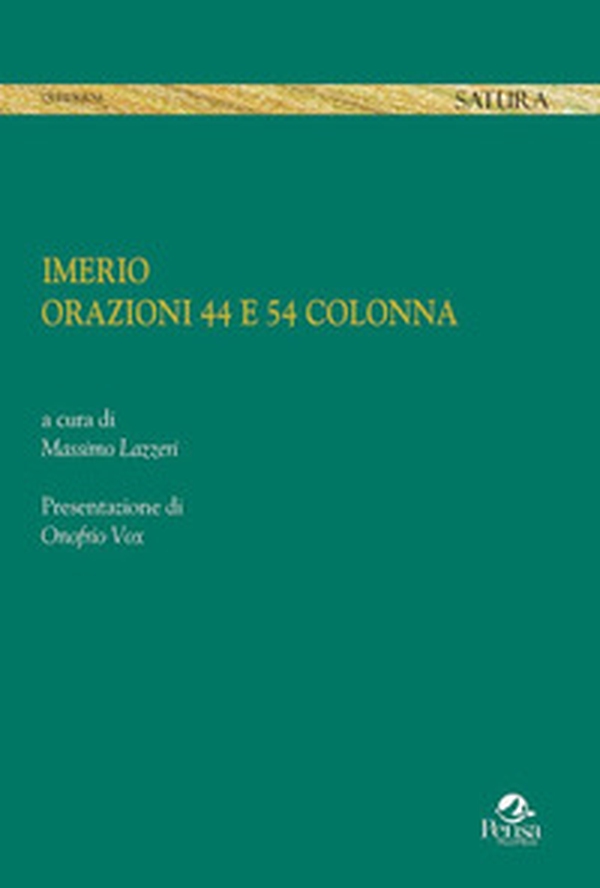 Imerio. Orazioni 44 e 54 Colonna - Librerie.coop Imerio. Orazioni 44 e 54 Colonna - Librerie.coop