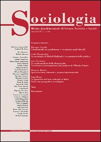 Sociologia. Rivista quadrimestrale di scienze storiche e sociali - Vol. 3 - Librerie.coop Sociologia. Rivista quadrimestrale di scienze storiche e sociali - Vol. 3 - Librerie.coop