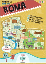 Mappa di Roma illustrata - Librerie.coop