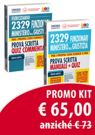 2329 funzionari del Ministero della Giustizia. Per i profili con codice F/MG. Prova scritta. Manuale & quiz-Concorso Funzionari Ministero Della Giustizia. Quiz Prove Scritte Codice F/MG - Librerie.coop 2329 funzionari del Ministero della Giustizia. Per i profili con codice F/MG. Prova scritta. Manuale & quiz-Concorso Funzionari Ministero Della Giustizia. Quiz Prove Scritte Codice F/MG - Librerie.coop