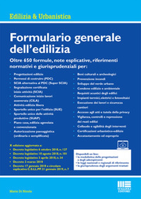 Formulario generale dell'edilizia - Librerie.coop Formulario generale dell'edilizia - Librerie.coop