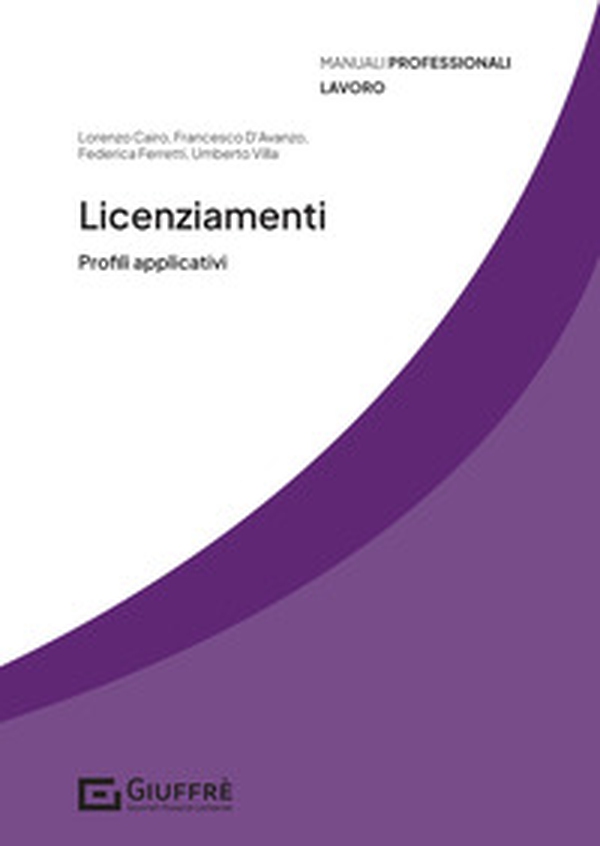 Licenziamenti. Profili applicativi - Librerie.coop Licenziamenti. Profili applicativi - Librerie.coop