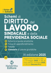Schemi di diritto del lavoro 2025 - Librerie.coop Schemi di diritto del lavoro 2025 - Librerie.coop