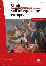 Studi sull'integrazione europea - Vol. 1 - Librerie.coop