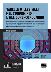 Tabelle millesimali nel condominio e nel supercondominio - Librerie.coop