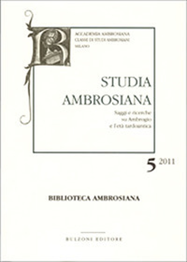 Studia ambrosiana. Annali dell'Accademia di Sant'Ambrogio - Librerie.coop Studia ambrosiana. Annali dell'Accademia di Sant'Ambrogio - Librerie.coop