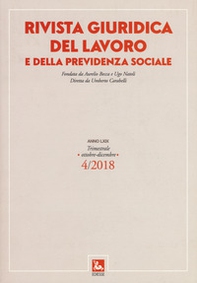 Rivista giuridica del lavoro e della previdenza sociale - Vol. 4 - Librerie.coop