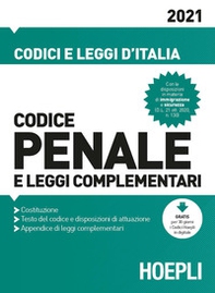 Codice penale e leggi complementari 2021 - Librerie.coop Codice penale e leggi complementari 2021 - Librerie.coop