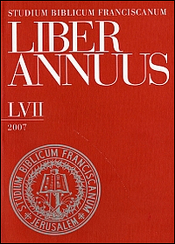 Liber annuus 2007 - Librerie.coop Liber annuus 2007 - Librerie.coop