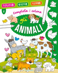 Gli animali. Completa & colora - Librerie.coop
