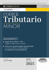 Codice tributario. Ediz. minor - Librerie.coop Codice tributario. Ediz. minor - Librerie.coop