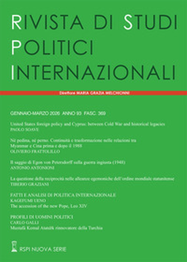 Rivista di studi politici internazionali - Vol. 1 - Librerie.coop