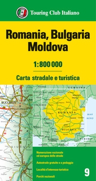 Romania. Bulgaria. Moldavia 1:800.000. Carta stradale e turistica - Librerie.coop Romania. Bulgaria. Moldavia 1:800.000. Carta stradale e turistica - Librerie.coop