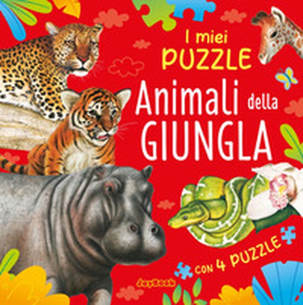 Animali della giungla. Libro puzzle - Librerie.coop