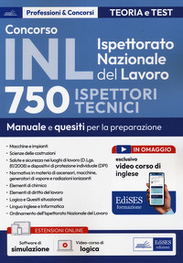 Concorso INL 750 ispettori tecnici - Librerie.coop Concorso INL 750 ispettori tecnici - Librerie.coop