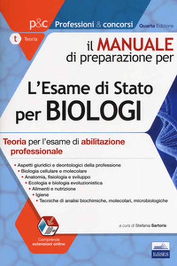 Il manuale di preparazione per l'esame di Stato per biologi. Teoria per l'esame di abilitazione professionale - Librerie.coop Il manuale di preparazione per l'esame di Stato per biologi. Teoria per l'esame di abilitazione professionale - Librerie.coop