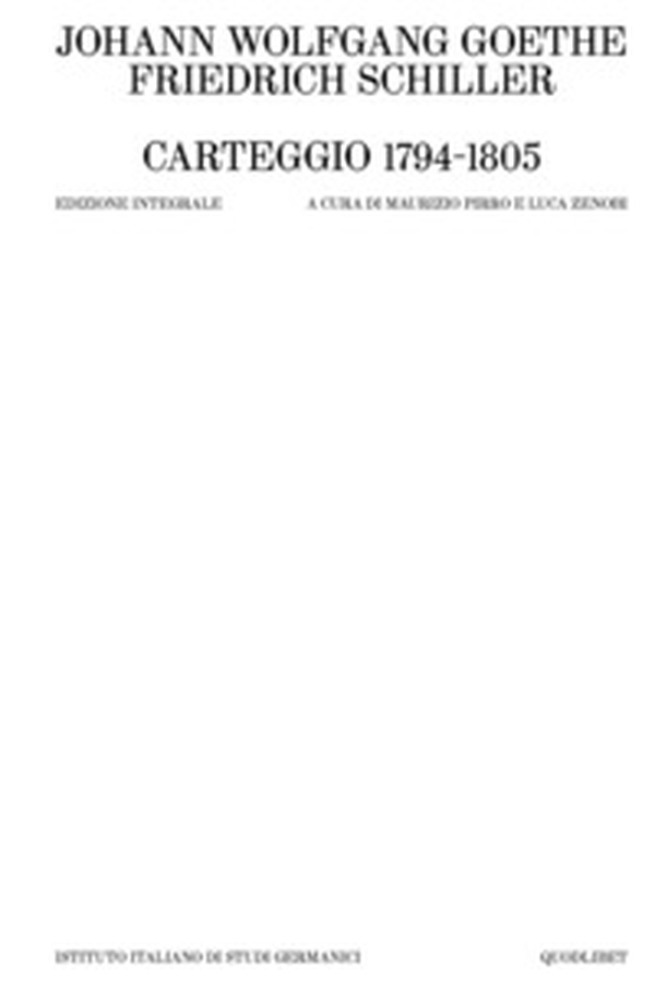 Carteggio 1794-1805 - Librerie.coop Carteggio 1794-1805 - Librerie.coop