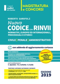 Nuovo codice con rinvii. Nominativi, europei ed internazionali, processuali, storici e di principio. Civile-penale-amministrativo - Librerie.coop Nuovo codice con rinvii. Nominativi, europei ed internazionali, processuali, storici e di principio. Civile-penale-amministrativo - Librerie.coop