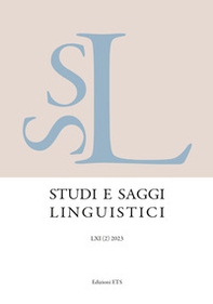 Studi e saggi linguistici - Vol. 2 - Librerie.coop