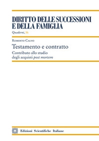 Testamento e contratto - Librerie.coop