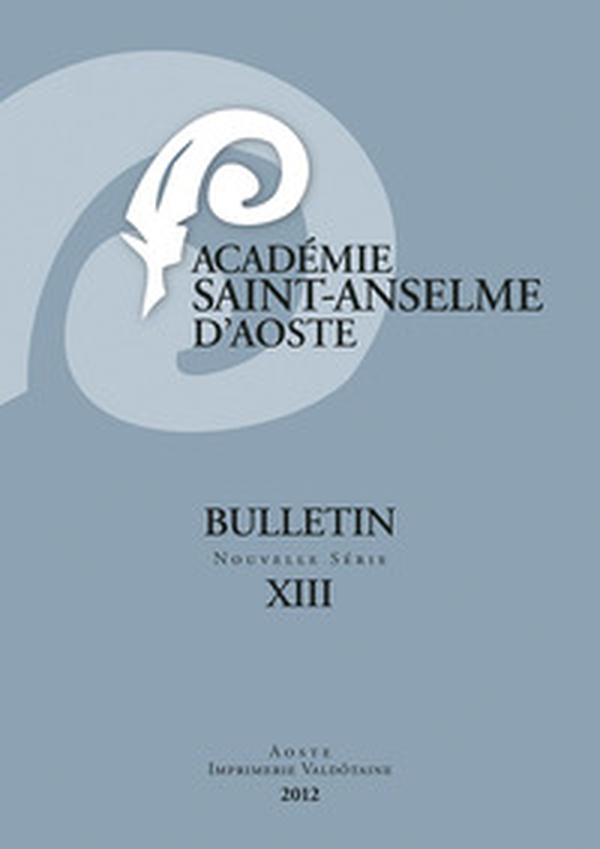 Bulletin Academie Saint-Anselme d'Aoste - Librerie.coop Bulletin Academie Saint-Anselme d'Aoste - Librerie.coop