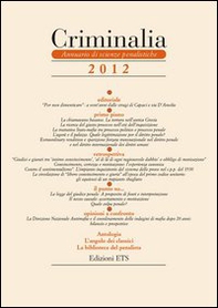 Criminalia. Annuario di scienze penalistiche - Vol. 7 - Librerie.coop