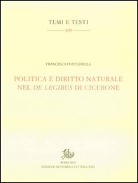 Politica e diritto naturale nel De legibus di Cicerone - Librerie.coop Politica e diritto naturale nel De legibus di Cicerone - Librerie.coop