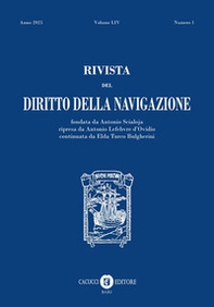 Rivista del diritto della navigazione - Vol. 1 - Librerie.coop