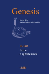 Genesis. Rivista della Società italiana delle storiche (2002) Vol. 1/1 - Librerie.coop Genesis. Rivista della Società italiana delle storiche (2002) Vol. 1/1 - Librerie.coop