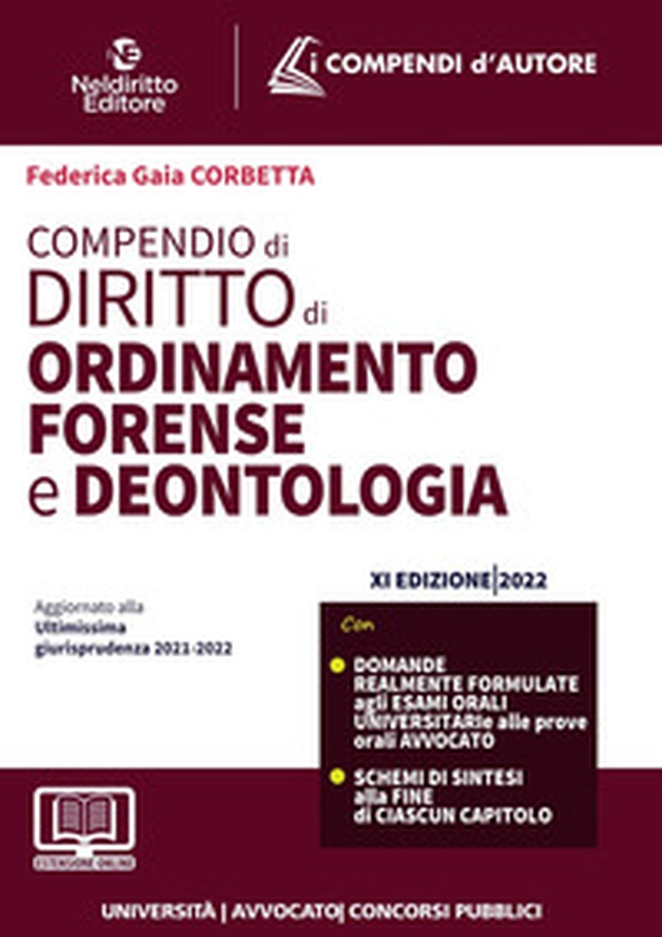 Compendio di ordinamento forense e deontologia - Librerie.coop Compendio di ordinamento forense e deontologia - Librerie.coop