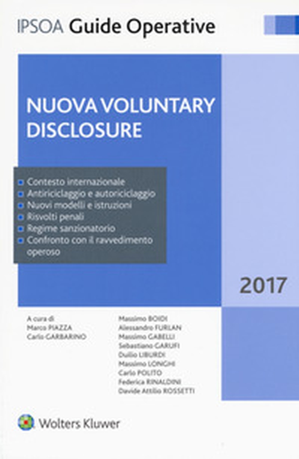 Nuova voluntary disclosure - Librerie.coop Nuova voluntary disclosure - Librerie.coop