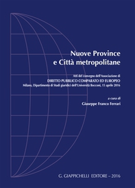 Nuove province e città metropolitane - Librerie.coop Nuove province e città metropolitane - Librerie.coop