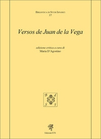 Versos de Juan de la Vega - Librerie.coop