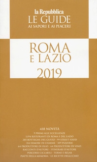 Roma e Lazio. Guida ai sapori e ai piaceri 2019 - Librerie.coop
