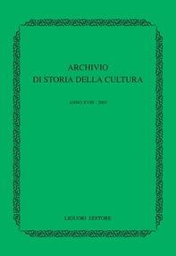 Archivio di storia della cultura - Librerie.coop Archivio di storia della cultura - Librerie.coop