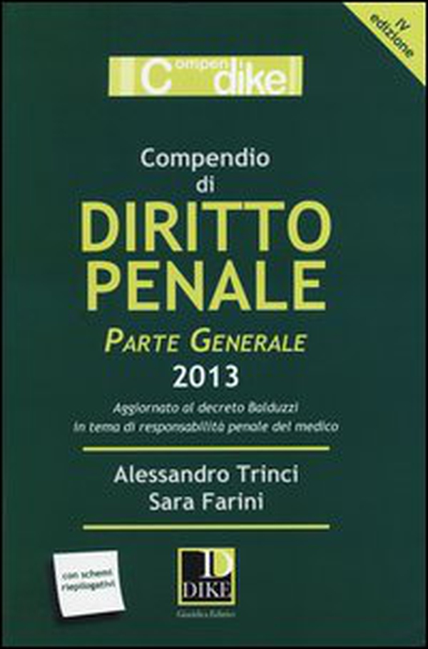 Compendio di diritto penale. Parte generale - Librerie.coop Compendio di diritto penale. Parte generale - Librerie.coop
