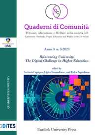 Quaderni di comunità. Persone, educazione e welfare nella società 5.0 - Vol. 3-3 - Librerie.coop