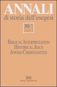 Annali di storia dell'esegesi - Vol. 30\1 - Librerie.coop