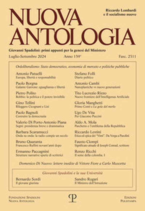 Nuova antologia - Vol. 159 - Librerie.coop Nuova antologia - Vol. 159 - Librerie.coop