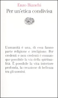 Per un'etica condivisa - Librerie.coop Per un'etica condivisa - Librerie.coop