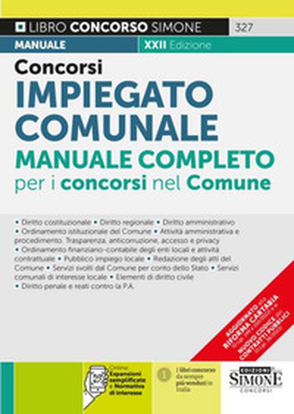 Concorso impiegato comunale. Manuale completo per i concorsi nel Comune - Librerie.coop Concorso impiegato comunale. Manuale completo per i concorsi nel Comune - Librerie.coop