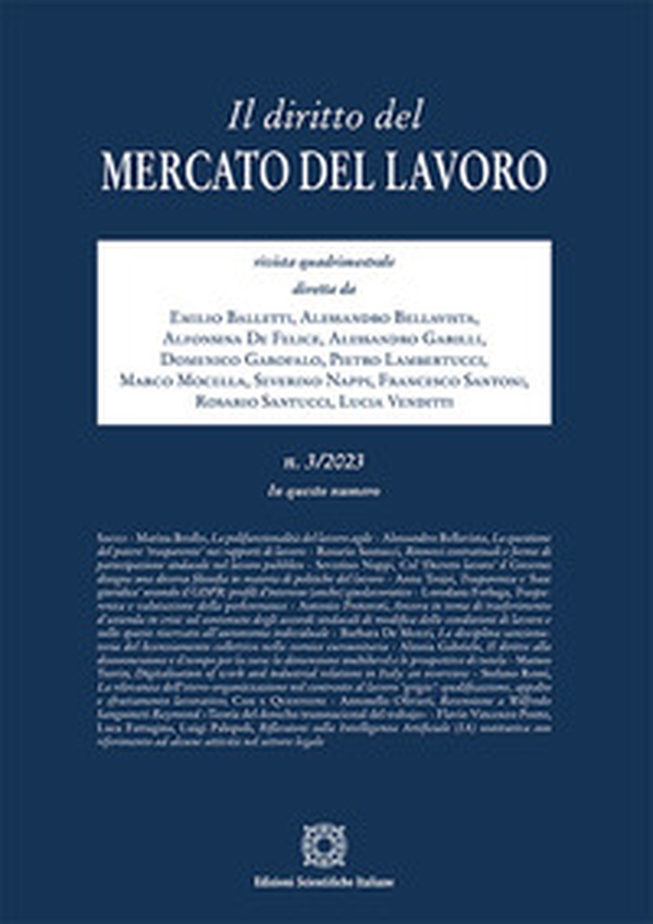 Il diritto del mercato del lavoro - Vol. 3 - Librerie.coop Il diritto del mercato del lavoro - Vol. 3 - Librerie.coop