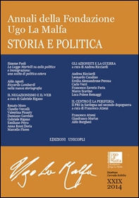 Annali della Fondazione Ugo La Malfa. Storia e politica - Librerie.coop